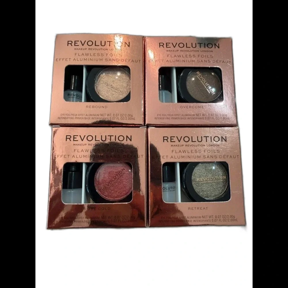 Foil eye shadow and primer set Eye make up cosmetics beauty bundle